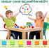 LOOIKOOS Matching Egg Toy Set - 12 Play Eggs Toddler Toys - Educational Color and Number Recognition Skills -Learning Egg Game Puzzle for Toddlers...