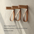XAOMLP Wooden Coat Hooks Wall Mounted Vintage Single Organizer Hangers, Handmade Craft Hat Rack 3pcs...