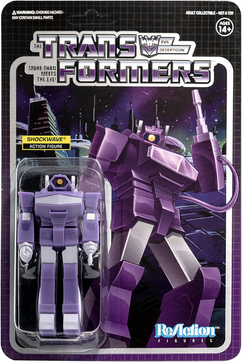 Super7 Transformers Shockwave 3.75 in Reaction Figure...