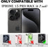 Annymall for iPhone 15 Pro Max Case with 2 Screen Protector,Shockproof Drop Protection Full Body Heavy Duty 3-Layer Military Rugged Durable Phone ...