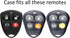 KeylessOption Keyless Entry Remote Control Starter Car Key Fob Case Shell Outer Cover Button Pads for Viper Automate Alarms...