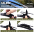 21"+19" Premium Windshield Wiper Blades All-Season Durable Stable and Quiet Silicone Wiper Blade Fit for Volkswagen Golf 1993-2006,Honda civic 200...
