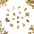 JIALEEY 200Pcs Tibetan Antique Gold Charm Mixed Pendants DIY for Bracelet Necklace Jewelry Making and Crafting...