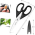 iBayam 1-Pack Kitchen Scissors All Purpose Kitchen Shears 8.5" Cooking Scissors with Sheath, Black Kitchen Accessories, Household Appliances Home ...