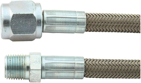 Allstar Performance ALL46420-36 36" #4 Braided Steel Lines with 1/8" NPT...