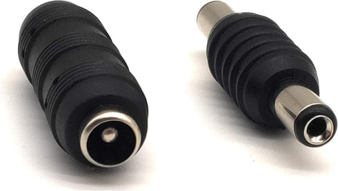 5.5mm X 2.1mm DC Power Adapter, (2 Pairs) DC Power 5.5mm x 2.1mm Female to Female Coupler, Male to Male Coupler LED/CCTV Camera...