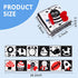 Black and White High Contrast Toys for Baby 0-3 3-6 months Infant Tummy Time Soft Book Sensory Musical Toy 0-2-4-6 month Babies Brain Development ...