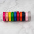 VATIN Solid Color Double Sided Polyester Satin Ribbon 10 Colors 3/8" X 5 Yard Each Total 50 Yds Per Package Ribbon Set, Perfect for Gift Wrapping,...