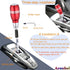 Arenbel 4" Automatic Push Button Gear Shift Knob Polished Aluminum Car Lever Stick Shifter Handle Fit Most Auto Transmission Vehicles, Red...