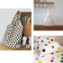4PCS Dots Stencil 4 Sizes Polka Dot Stencils Painting Template Reusable Plastic Starburst Stencils for Painting on Wood Wall Decor...