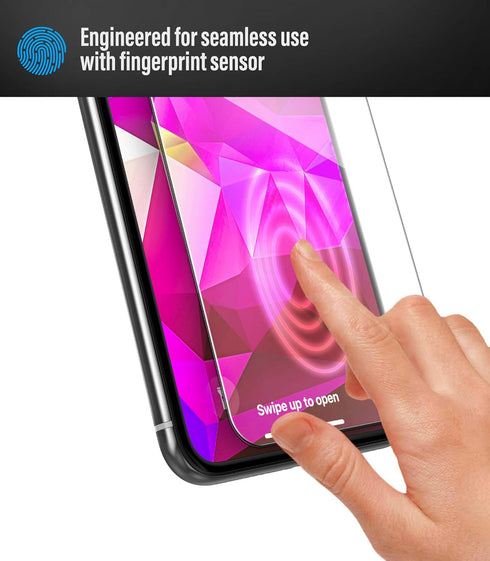 magglass Compatible with iPhone 12 Pro Max Tempered Glass Screen Protector - Anti Bubble UHD Clear Full Coverage Display Guard (Case Compatible)...