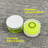 5Pcs Small Circular Bubble Levels with Double Sided Adhesive Bottom Mini Little Stick-on Bubble Spirit Level Measuring Layout Tools Levels (15x6mm...