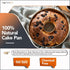 Round Paper Cake Pans – 12pcs, 8” x 2.4”, 35oz – Oven, Microwave & Freezer Safe Panettone Paper Mold With Hole – Non Stick, Disposable & Presentab...