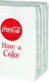 Tablecraft CC380 Coca-Cola Logo Printed Napkins (100 Pack), Red Paper Napkins 13”x13”, Beverage Napkins, Luncheon Napkins, Square Napkins for Rest...
