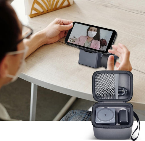 PAIYULE Case Compatible with Anker 3-in-1 Cube MagSafe Charger 15W Max Fast Charging Stand, Power Station Storage Holder for USB-C Cable (Box Only...