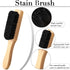 3 Pcs Laundry Stain Brush Soft Bristle Brush Velvet Furniture Brush with Wooden Handle Stain Brush Clothes Brush Stain Remover Tool for Household ...