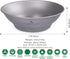 Boundless Voyage Ultralight Titanium Bowl Pan Plate Dish with Carry Bag Outdoor Camping Portable Tableware Cookware (Ti15165B (800ml Bowl))...