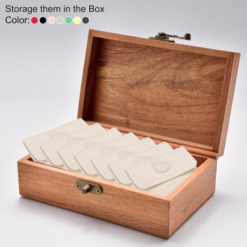 PATIKIL 7x7cm Jewelry Pouches with Snap Button, 6 Pack Velvet Jewelry Pouches Portable Soft Storage for Necklace Bracelet Earring Watch Rings Broo...