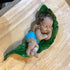 HiParty Cute Sleeping Angel Baby on a Leaf Silicone Fondant Mold Angel with Wings Baby Shower Birthday Party Cake Decoration Chocolate Candy Mold ...