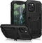 iPhone 12 Pro Max Metal case with Kickstand Built-in Screen Protector Case Sturdy Military Armor Durable Full Body Heavy Duty Shockproof Drop Test...