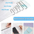 Paper Clips Binder Clips, Viemior 350pcs Paper Clips Binder Clips Assorted Sizes, Including Large Medium Small Paper Clips + Medium Small Mini Bin...