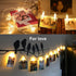 Dimmable 50 Battery-Powered Photo String Lights with Remote Control for Hanging Pictures, Cards, Memos - Warm White...