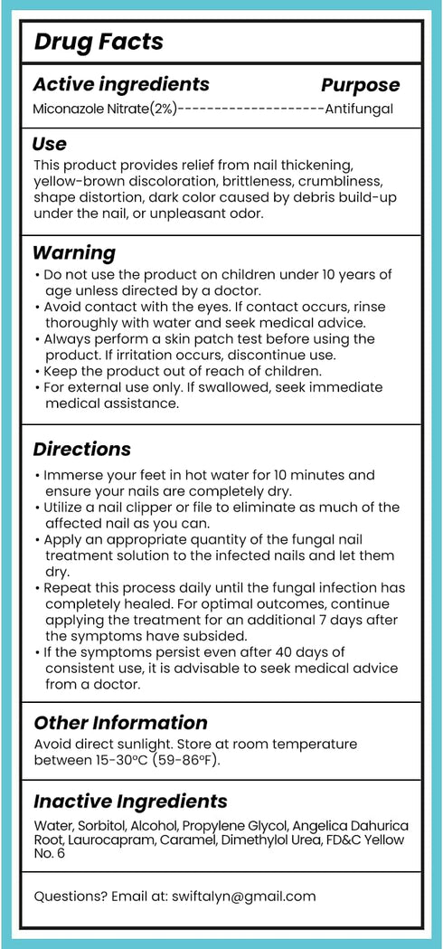 Nail Fungus Treatment for Toenail and Fingernail: Extra Strength Fungal Nail Repair Liquid for Toenails Thick, Yellow, Black Discoloration, Raggin...