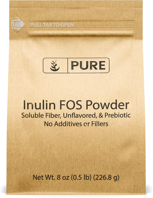 Pure Original Ingredients Inulin FOS Powder (8 oz) Always Pure, No Fillers Or Additives, Lab Verified...