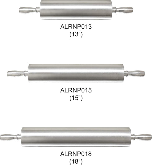 Thunder Group ALRNP018 Rolling Pin 18" 3-1/2" Dia. Barrel...