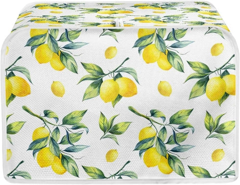 Lemon Toaster Covers Anti-Fingerpring Lightweight Toaster Covers Compatible with Most 2-Slice Toasters Bread Maker Oven to Keep Clean & Safe Unive...