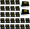 48 pieces Monthly Tabs, Adhesive Month Tabs for Planner Black Monthly Calendar Stickers Monthly Tabs for Planners Journal Notebook Office School S...