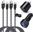 USB Type C Charger Fast Charging for Moto One 5G/5G UW/5G Ace/5G UW Ace/G Stylus/G Play/G Power/G6/G7 Power/Z4, Dual USB Wall Charger USB C Cable ...