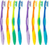 Pro-Clean Toothbrush with Small Head for Better Reach (Family Care - Medium Bristles) Individually Wrapped - 4 Colors - 8 Count (Pack of 1)...