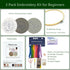 Ahapego Embroidery Kit for Beginners Adults, 3 Sets Hand Embroidery Kit DIY Crafts, Embroidery Stitch Practice Kits with Stamped Pattern, Easy to ...