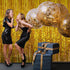 GOER 6.4 ft x 9.8 ft Metallic Tinsel Foil Fringe Curtains,Pack of 2 Party Streamer Backdrop for Birthday,Graduation Decorations and New Year Eve (...