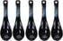 Japanese Ceramic Soup Spoon set of 5 Table spoons for Meals Soups and Ice creams Microwave and Dishwasher Safe Blue and Black...