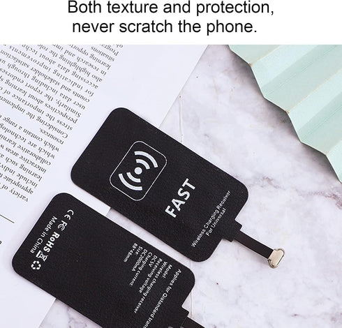 10W Type C Charger Receiver for Android Cell Phones, Type C Interface USB C Thin Charger Receiver Chip for Mobile Phones...