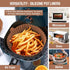 2 Pack Air Fryer Silicone Liners - Premium Air Fryer Silicone Pot - Non-Stick, Heat-Resistant, Reusable Basket Inserts - Fits 3-5 QT Models - Incl...