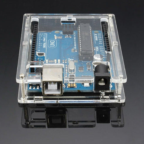 Uno R3 Case Enclosure New Transparent Gloss Acrylic Computer Box Compatible with Arduino UNO R3...