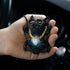 French Bulldog Car Mirror Hanging Accessories Cute Swinging Dog Rear View Mirror Accessories for Men & Women (Black)...