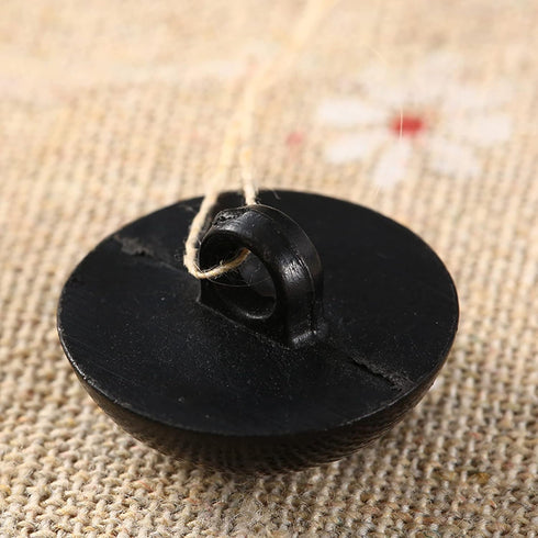 dophee 100Pcs Black Plastic Safety Eyes, DIY Craft Eyes Type Mushroom Domed Round Buttons Sewing Shank for Bear Amigurumi Crochet Puppet Plush Stu...