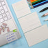 Transparent Sticky Notes Pad 3x5 Inch, Clear Sticky Notes for Books Message Reminder, Waterproof self-Adhesive Translucent Sticky Notes, 10 Packs ...