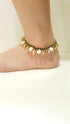 Infinityee888 Howlite Anklet Drop Handmade Brass Bead Bell Ankle Bracelet for women KAN-H01...