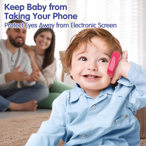 BABYFUNY Toys for 1 Year Old Girl Gifts, 15 Functions 1 Year Old Girl Toys for 1 + Year Old Girl, Baby Kids Toy Phone Baby Toys 12-18 Months 1 Yea...