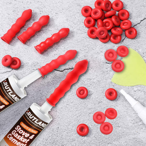 10/20/70/80/100 Pcs Caulk Tube Latex Sealing Caps, Universal Fit Caulk Saver Cap Reusable Cover Sealer for Sealing and Preserving Open Caulking Tu...