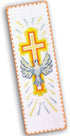 Povitrulya 'Holy Spirit' Counted Cross Stitch Bookmark Kit - DIY Embroidery Set for Adults with Paper Pattern, 16-Count Aida Canvas and Presorted ...