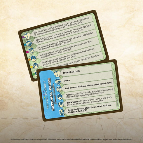 USAopoly Trivial Pursuit: National Park 100th Anniversary | Celebrating the National Park Service Centennial | 600 Trivia Questions & Fun Facts | ...