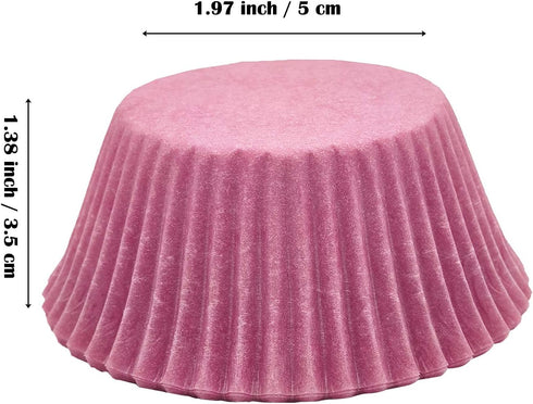 Premium Purple Greaseproof Cupcake Liners Muffin Paper Baking Cups Standard Sized, 100-Count...