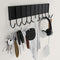 Magnetic Key Holder For Fridge With 10 Hooks, Magnetic Utensil Holder For Wall, Strong Magnetic Key Hanger Hooks Organizer, Magnent Key Rack For K...