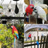 Resin Parrot Flower Pot Hugger Decorations,Parrot Animal Sculpture Hanging Realistic Parrot Garden Ornament for Patio Yard Balcony Lawn Figurine T...